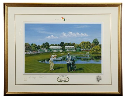 Arnold Palmer Signed Limited Edition Bay Hill Lithograph Framed